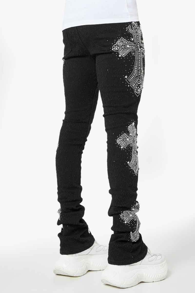 Guapi Original rhinestone flare skinny pants