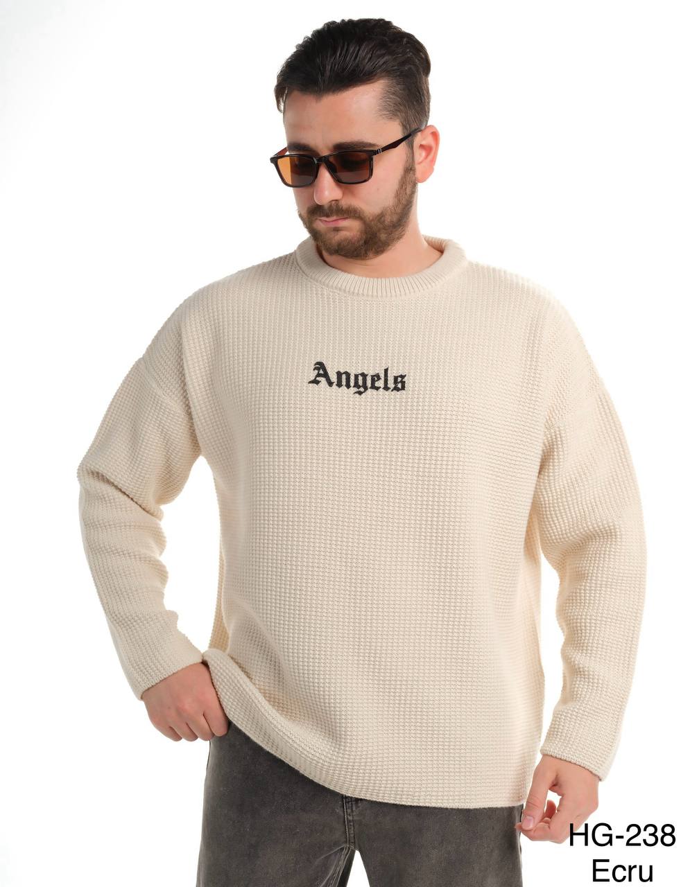 Angels oversized long sleeve sweater