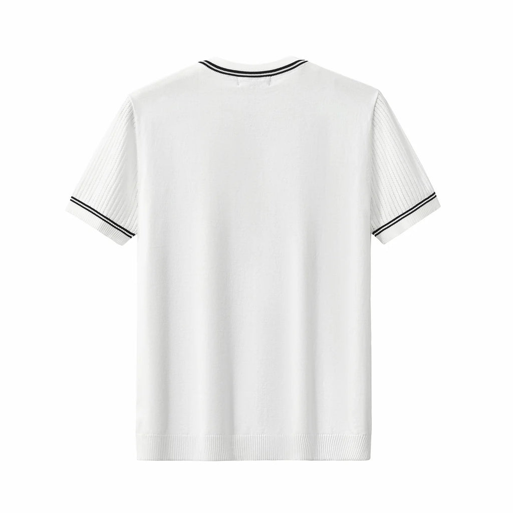 STRATO TRIM TEE BLACK BARACCO