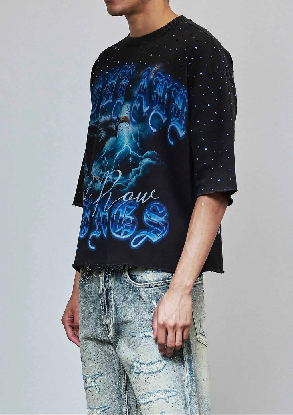 Ride the storm  cropped Tee