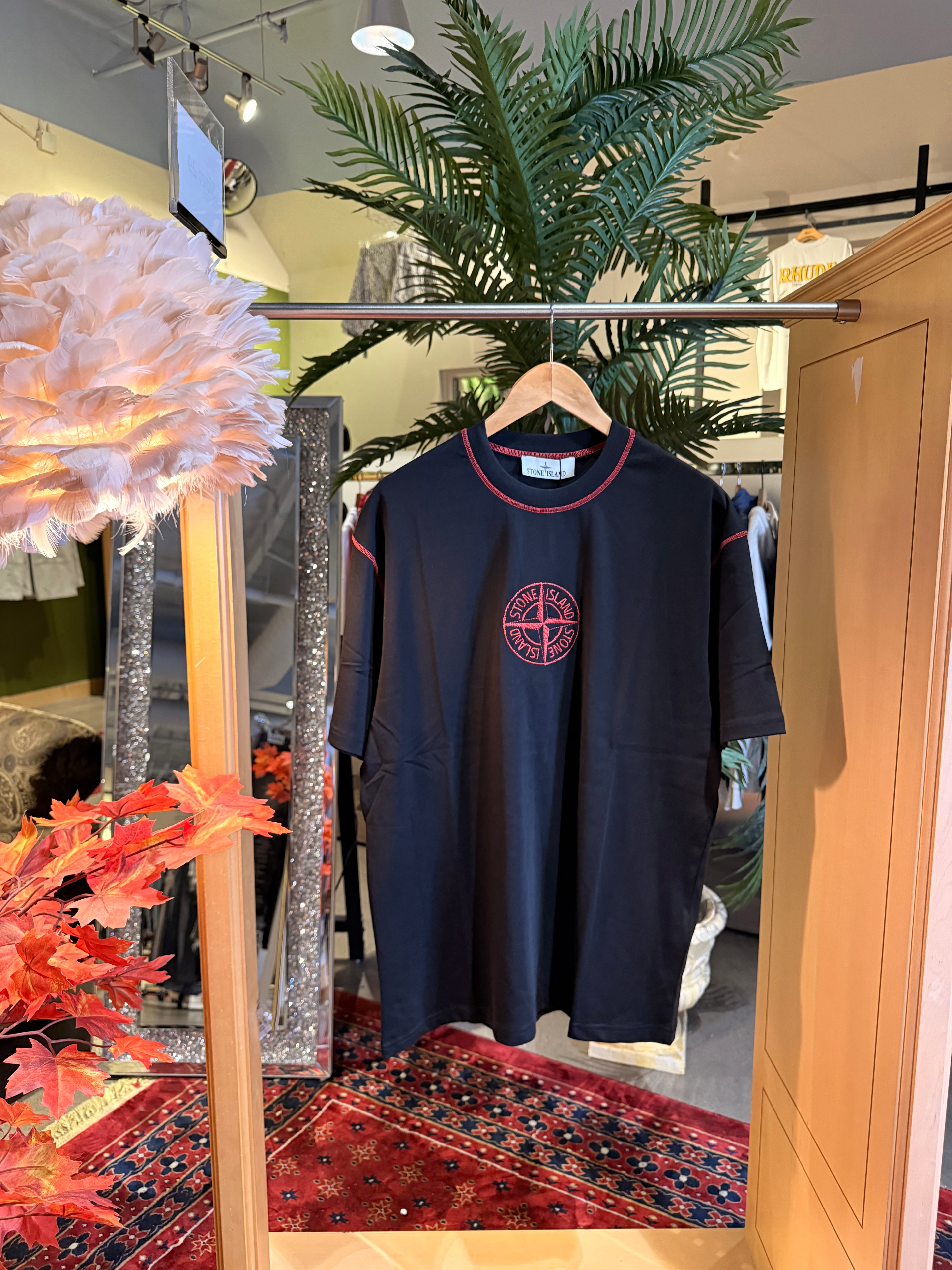 Stone Island T shirt embroidered all around t