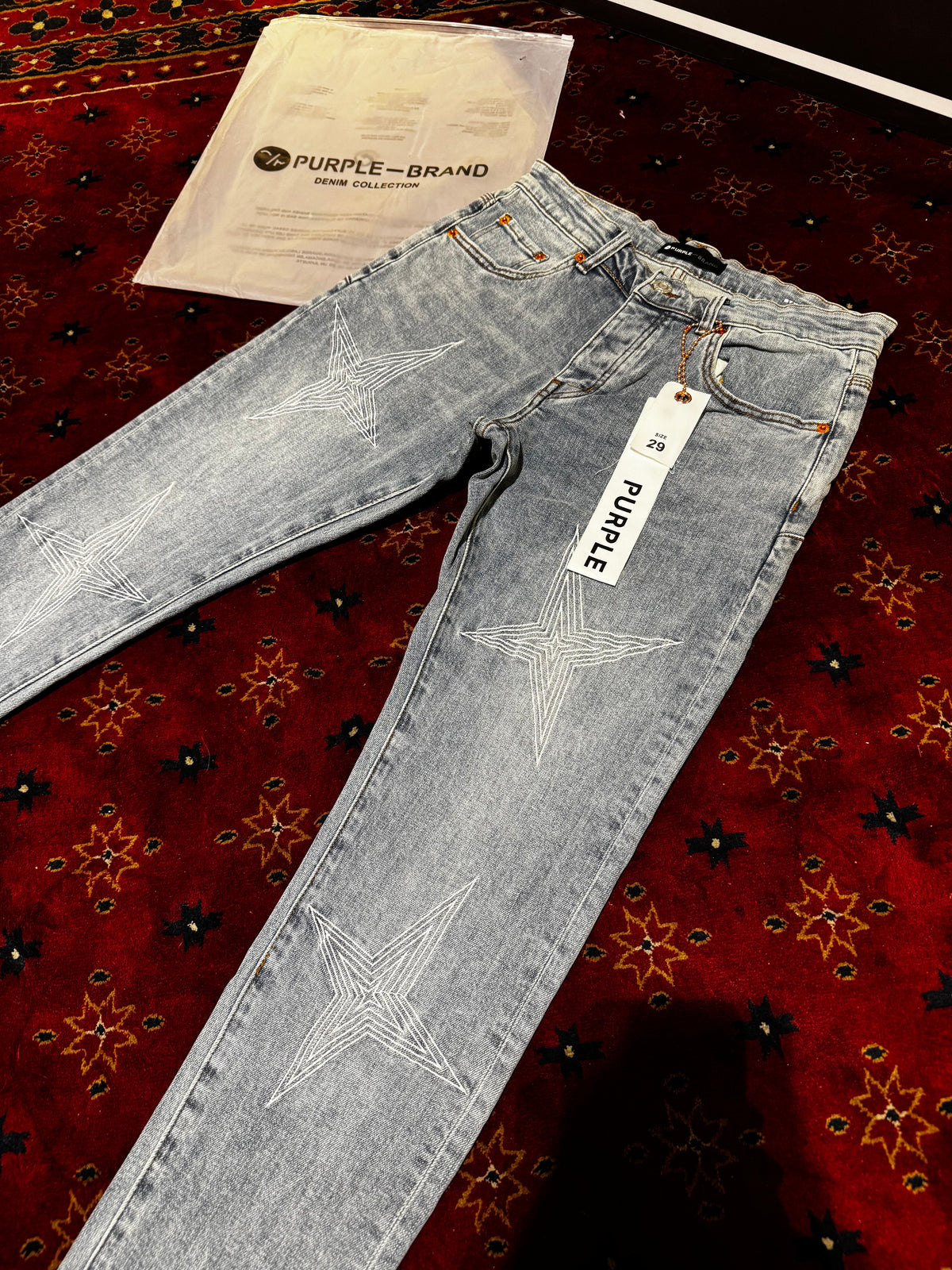 Purple Jeans Slim Fit