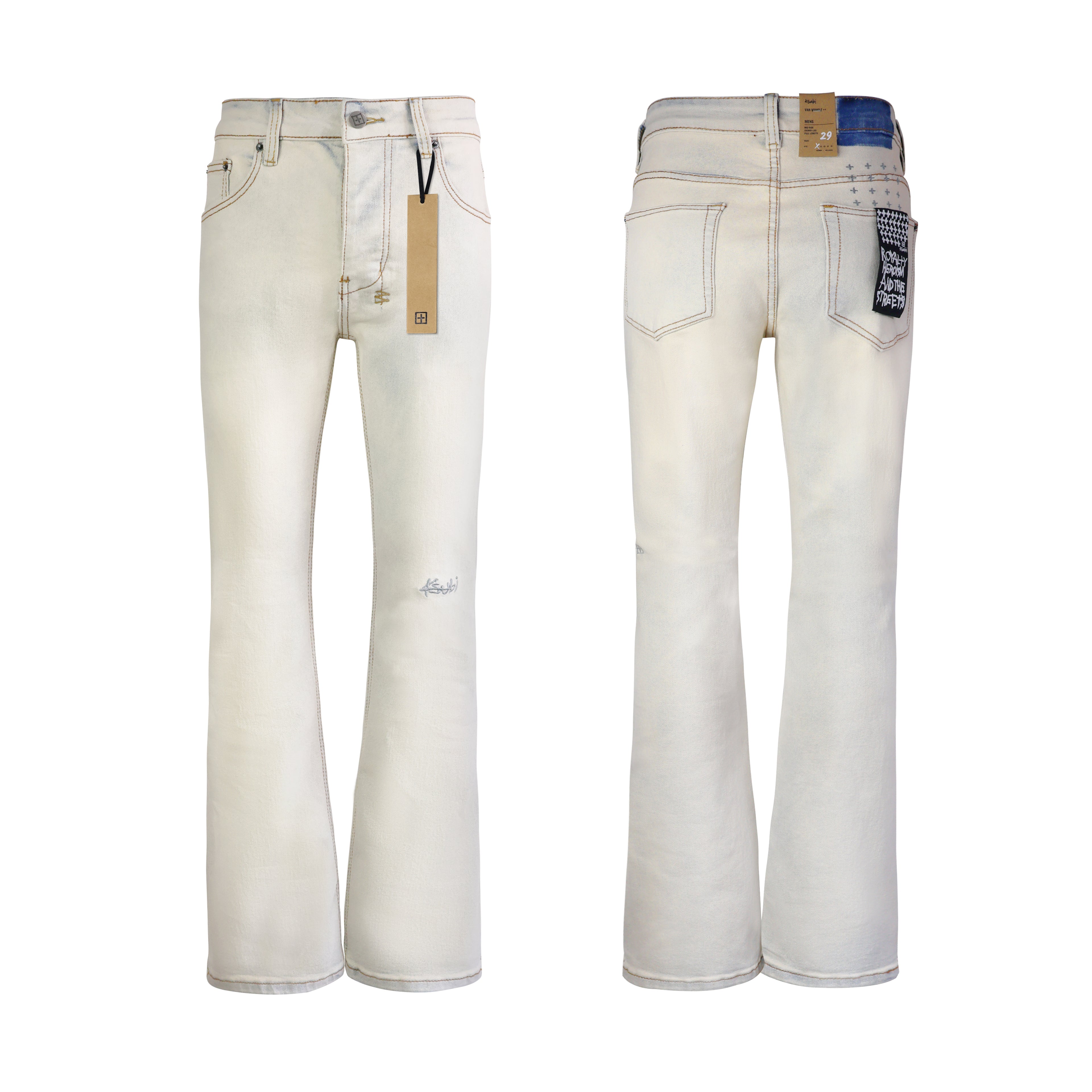 Ksubi Flare jeans light blue