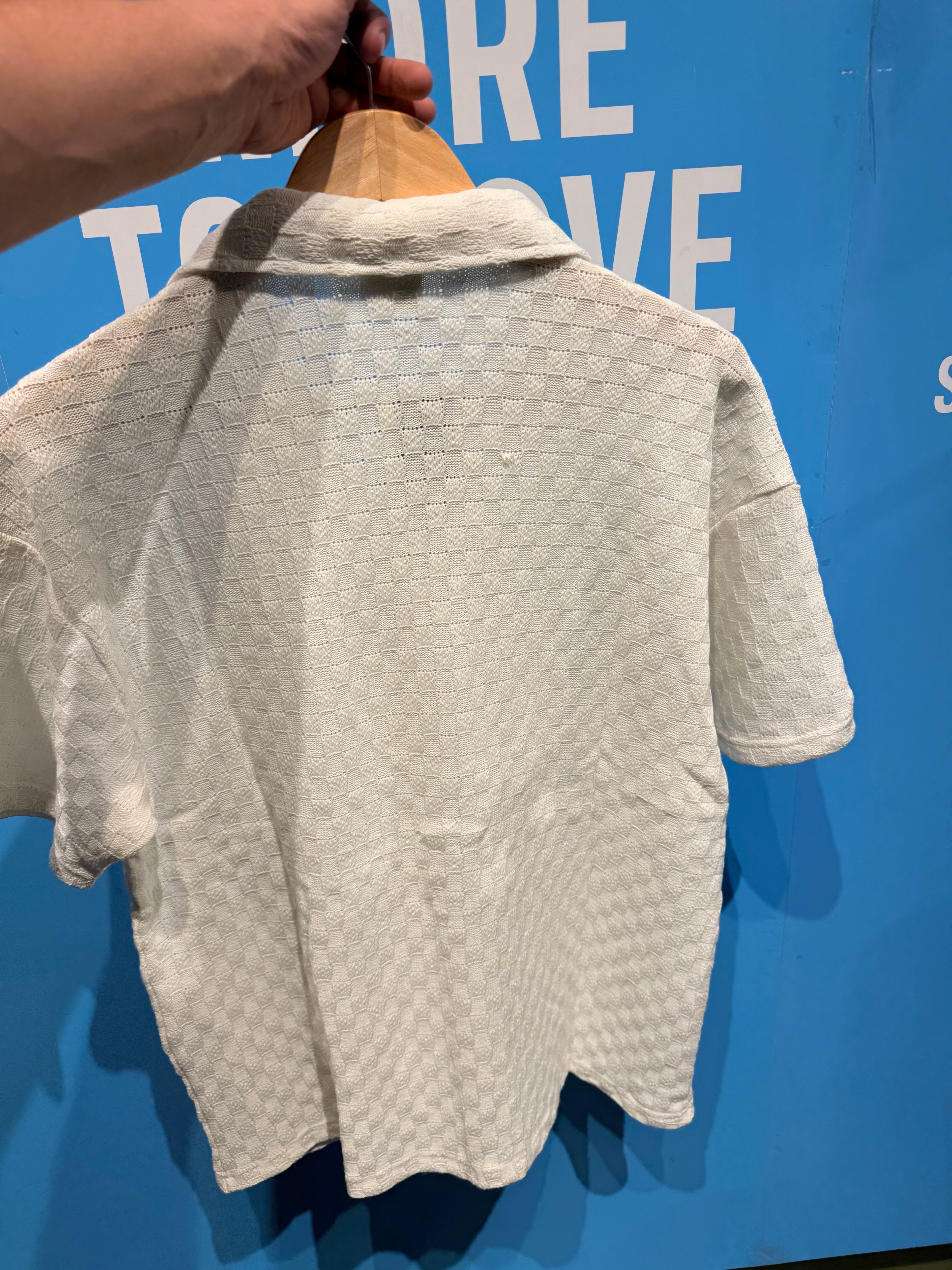 2025 summer button up T-shirt