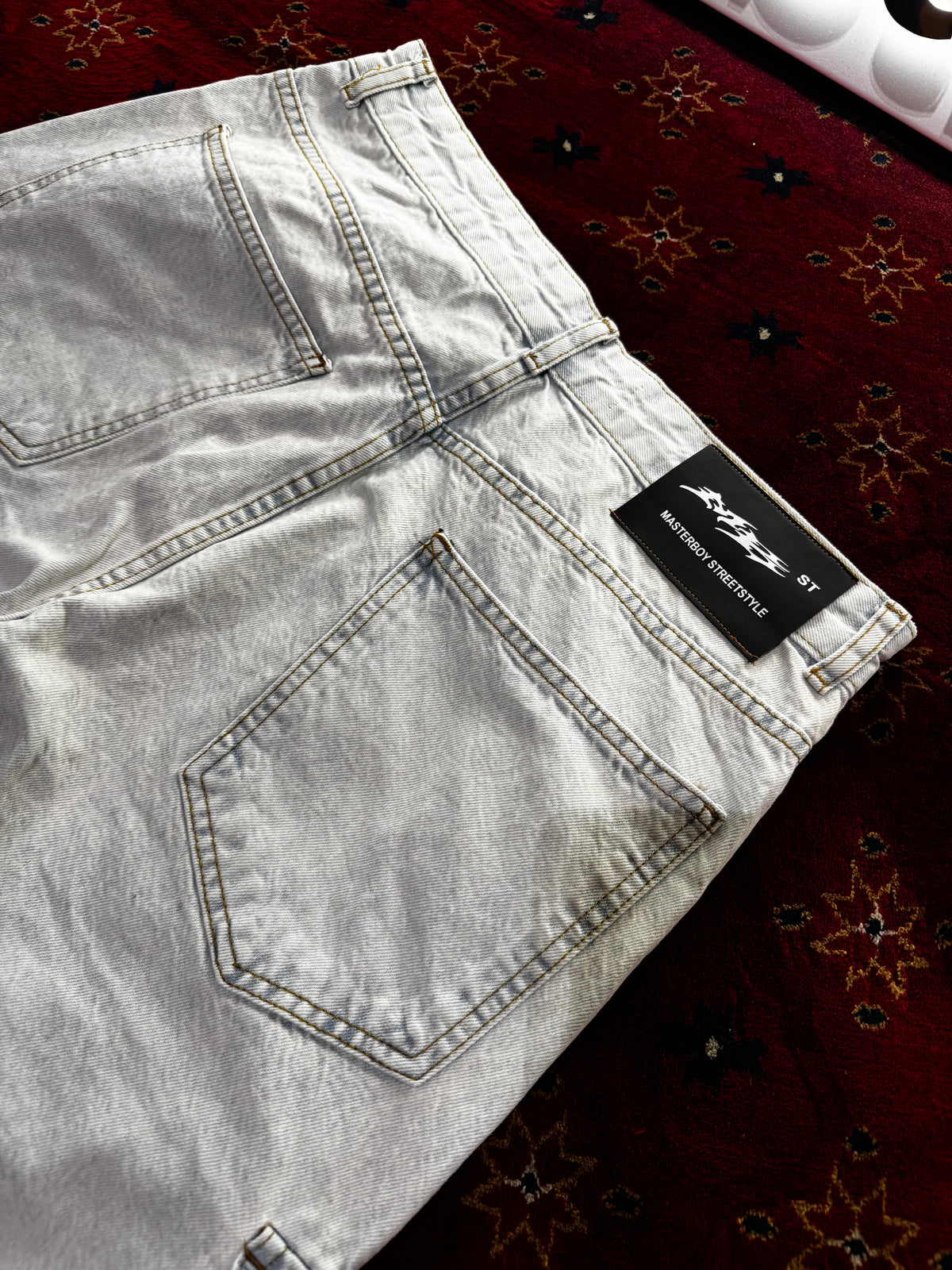 Masterboy cross Blue straight Jeans