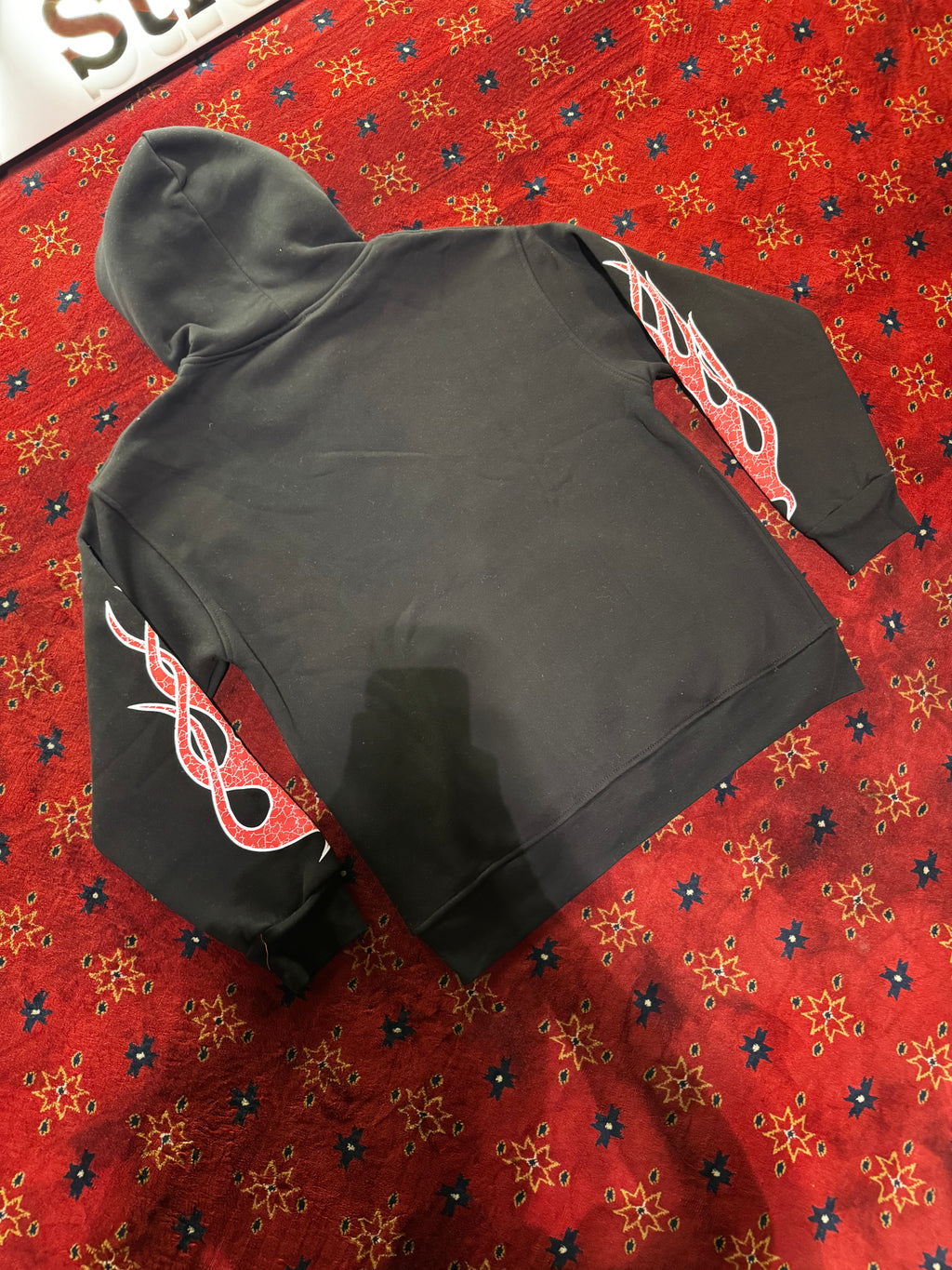 Masterboy Red Flame Rider Hoodie