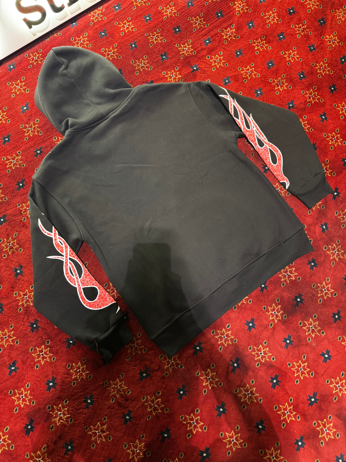 Masterboy Red Flame Rider Hoodie