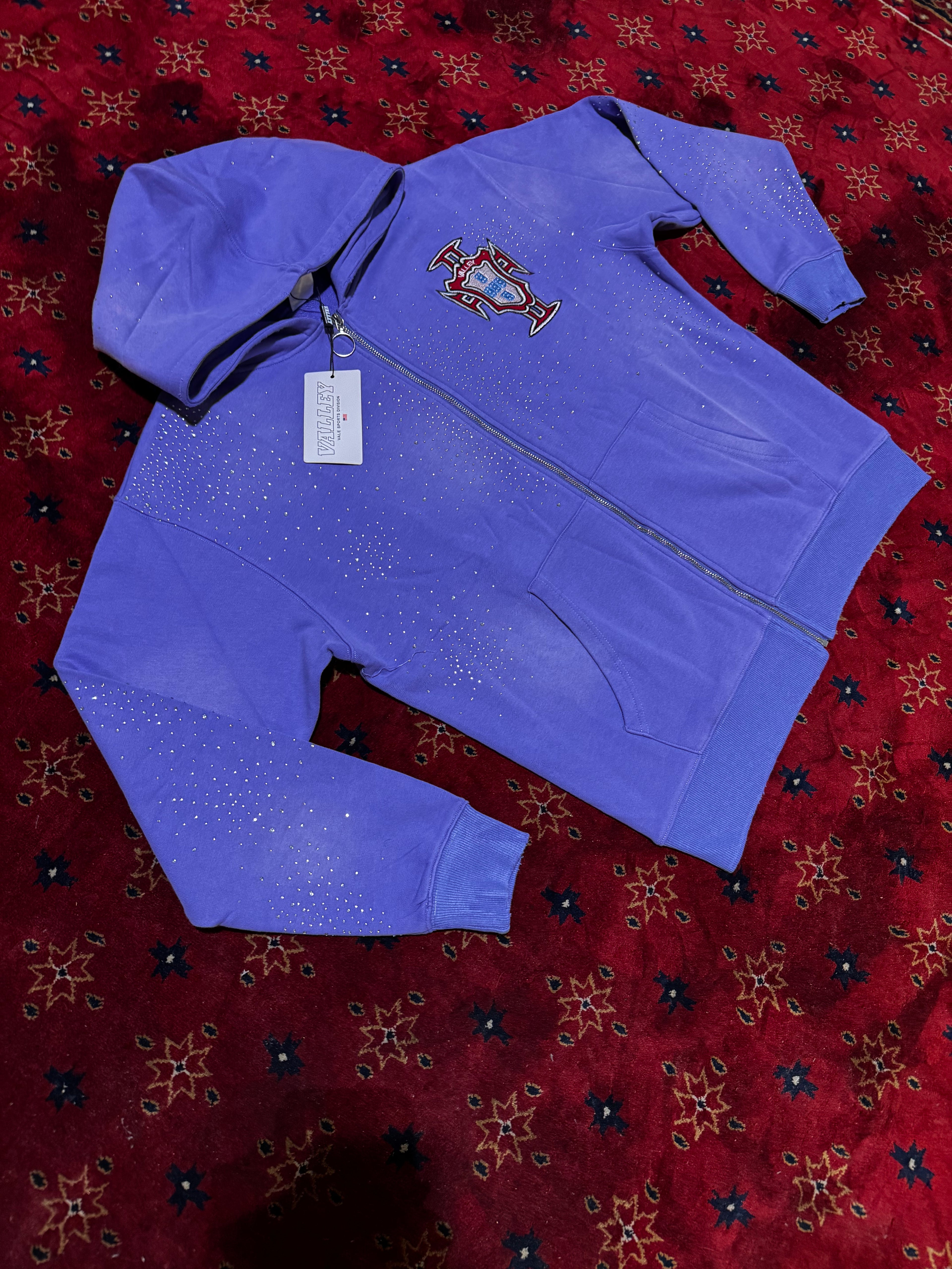 Valley Dreams Rhinestone Zip Up Hoodie (Copy)