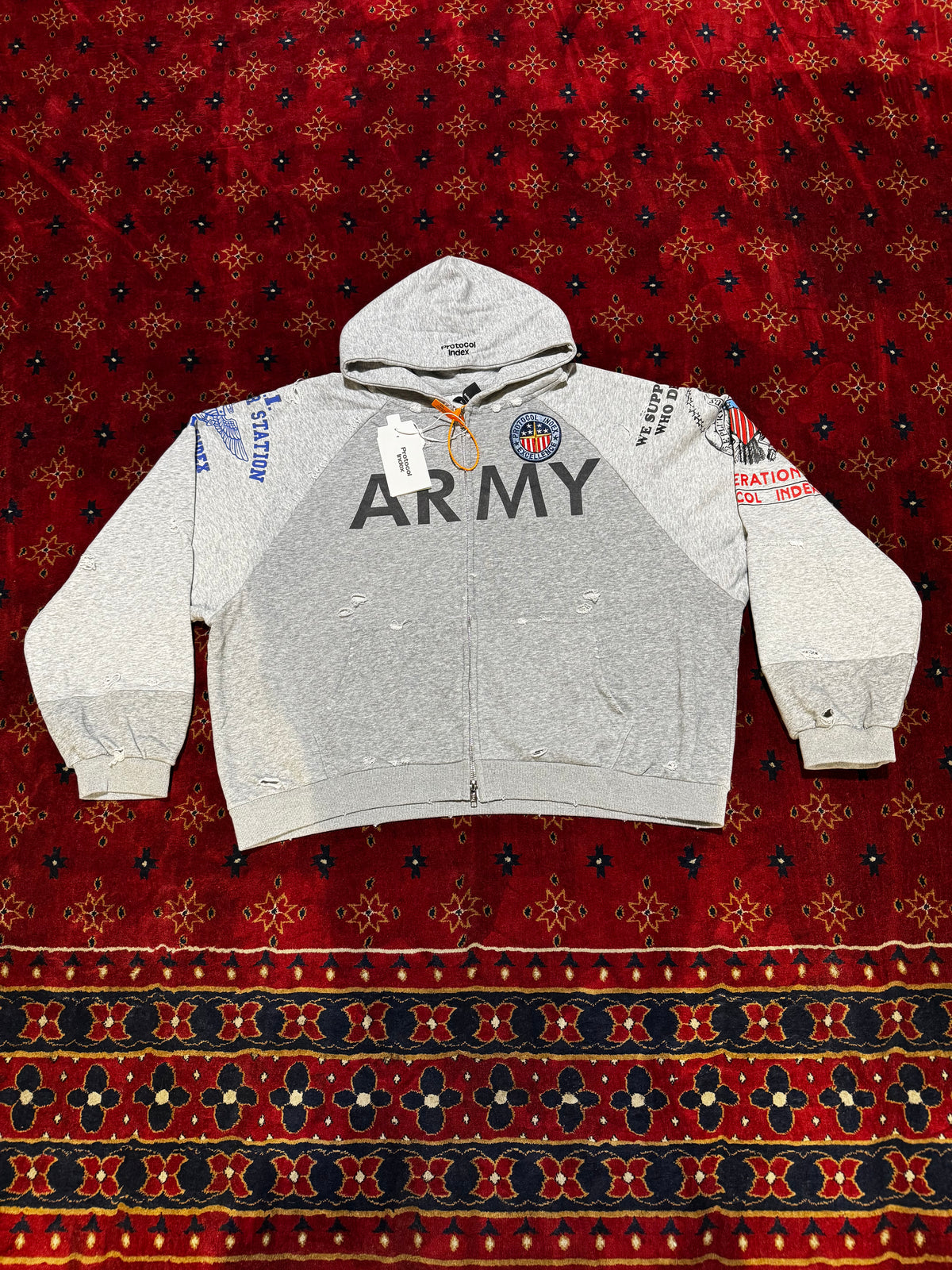 Protocol Index Zip Up Hoodie