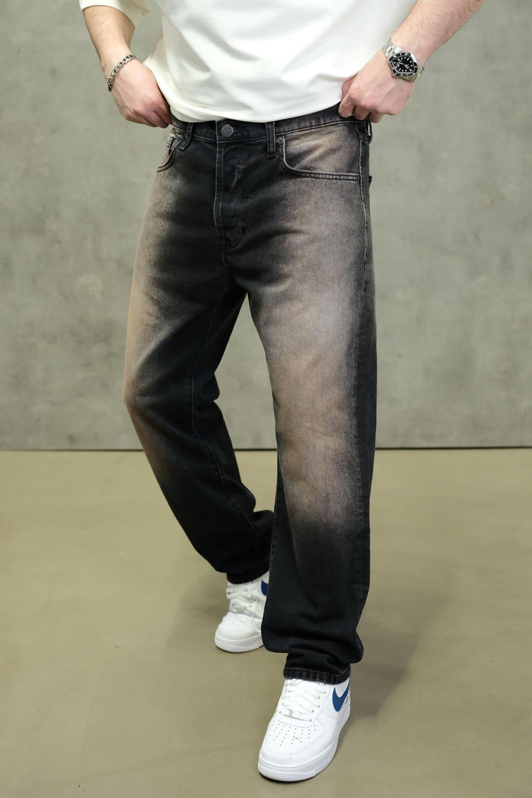 MB Vintage Wash straight Jeans