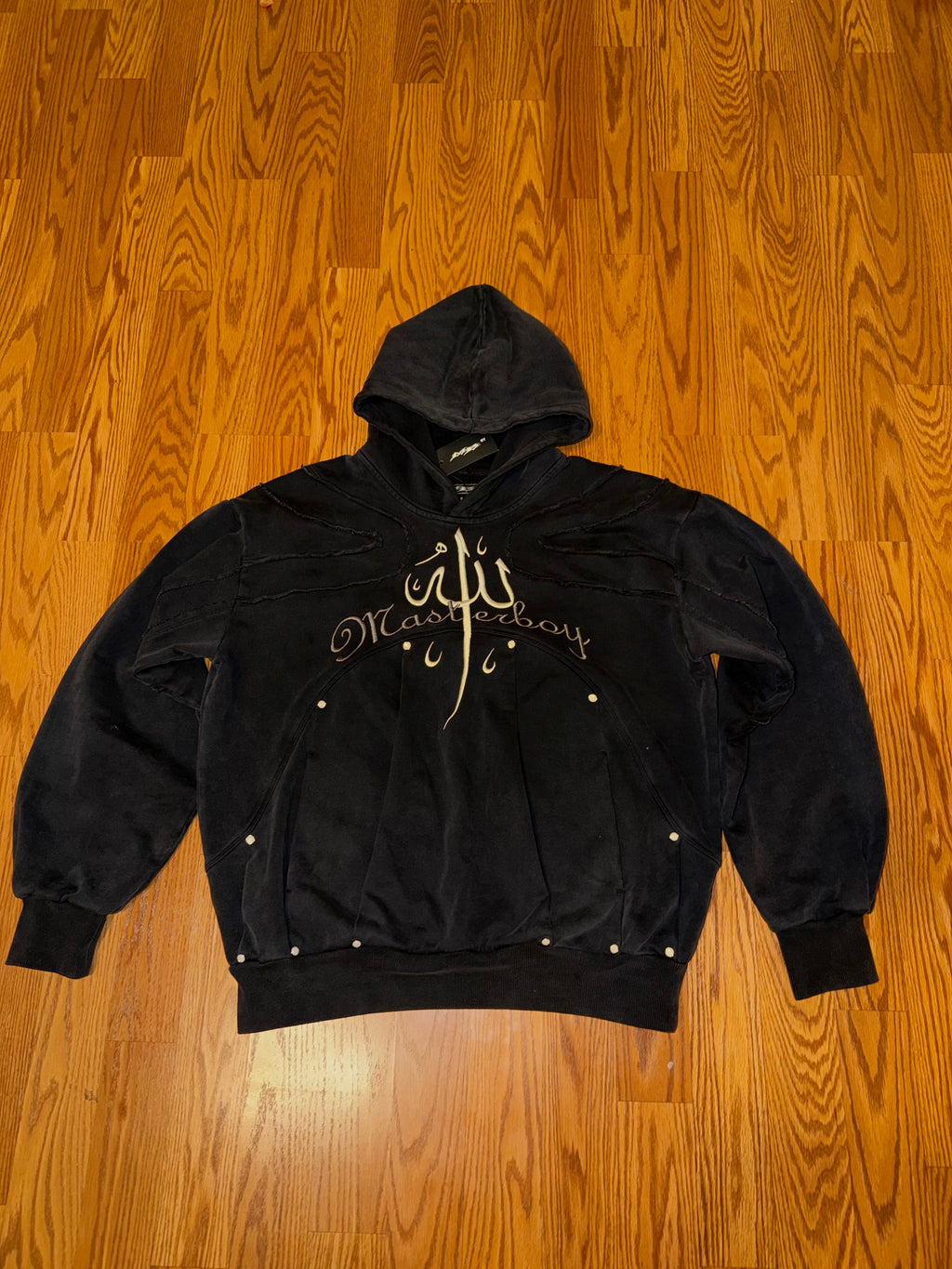 Masterboy x Allah Embroidery oversized Hoodie