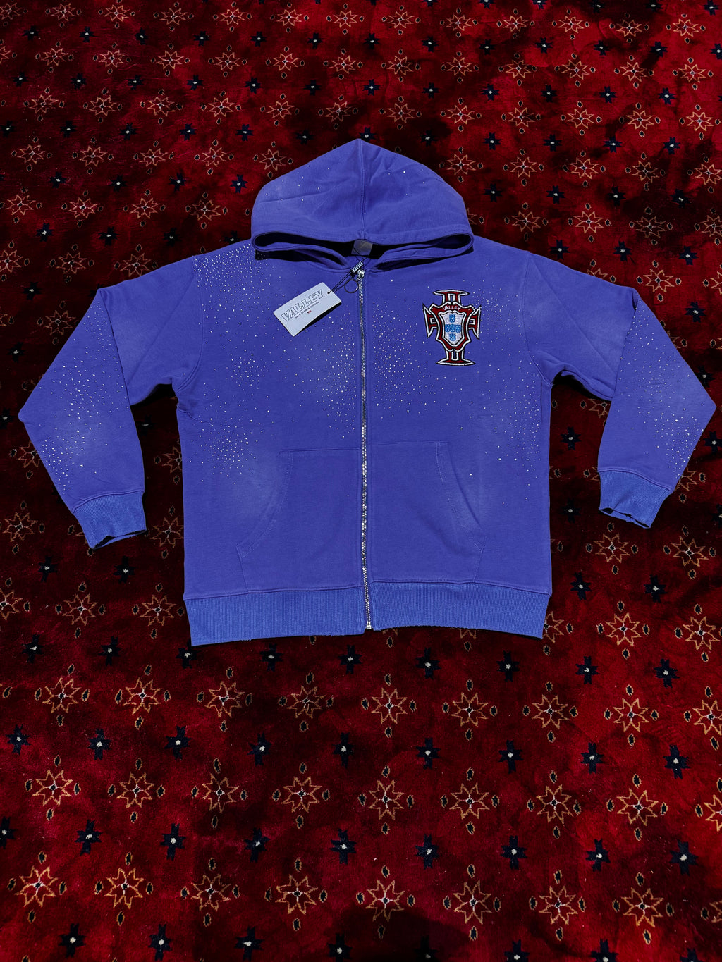 Valley Dreams Rhinestone Zip Up Hoodie (Copy)