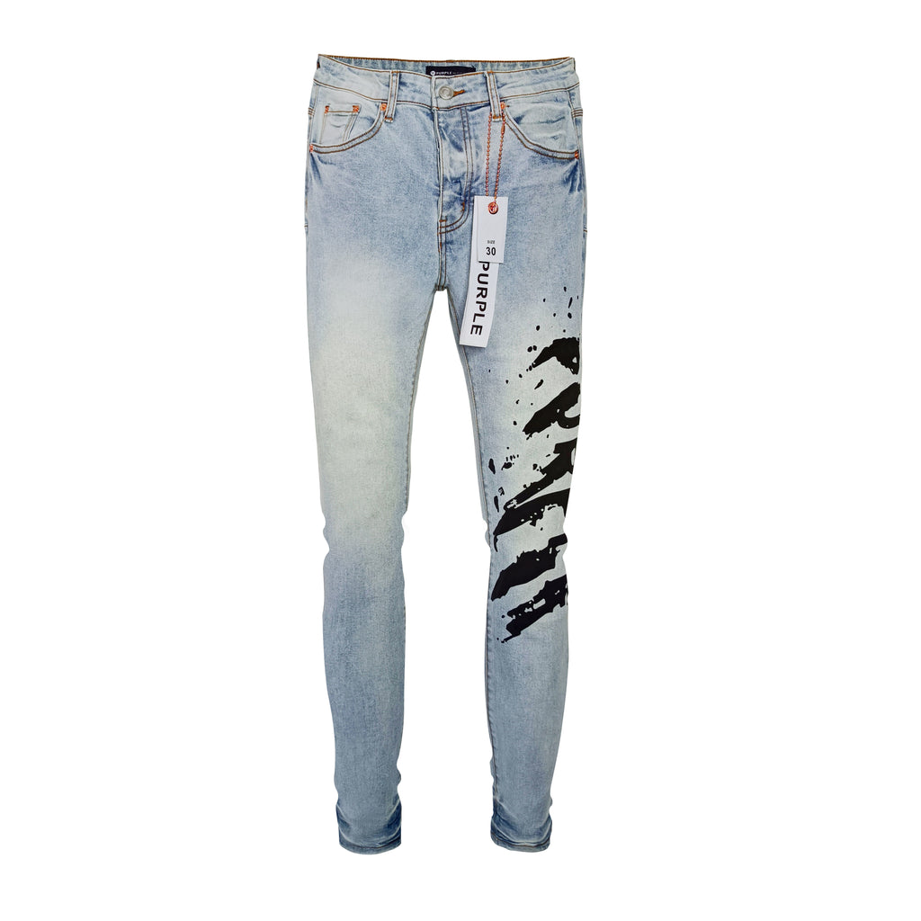 purple slim jeans