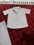 Masterboy Textured Waffle Shirt & and pants