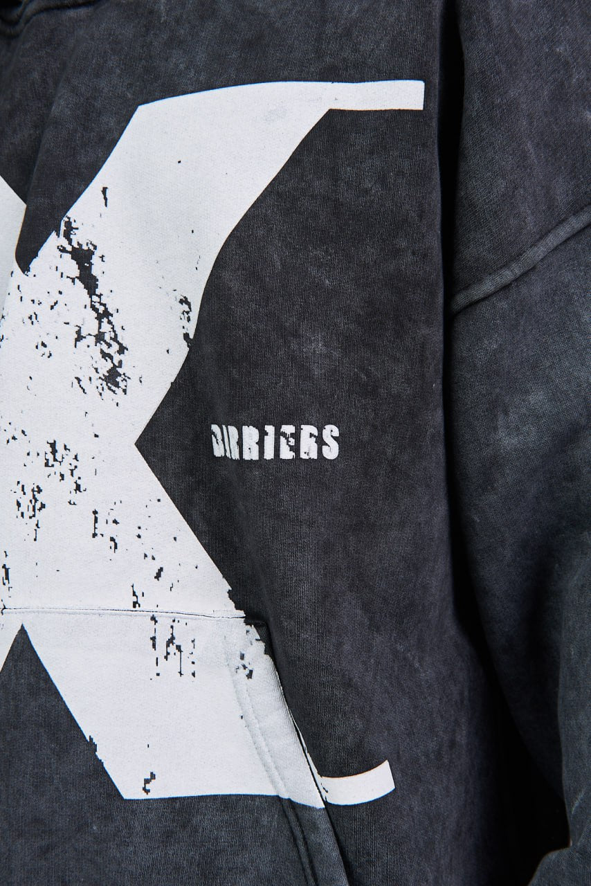 Masterboy X Barriers acids washed Hoodie
