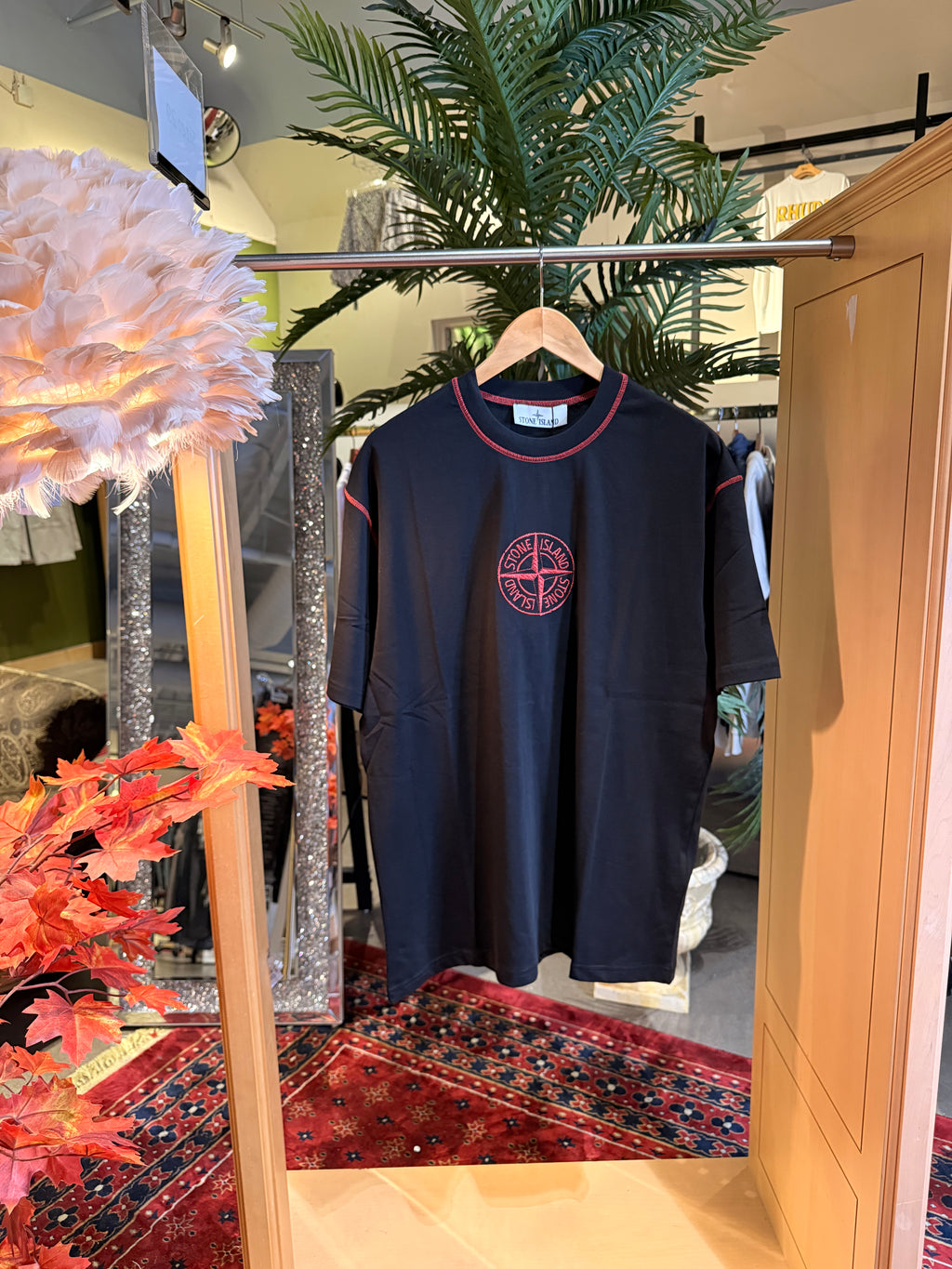 Stone Island T shirt embroidered all around t