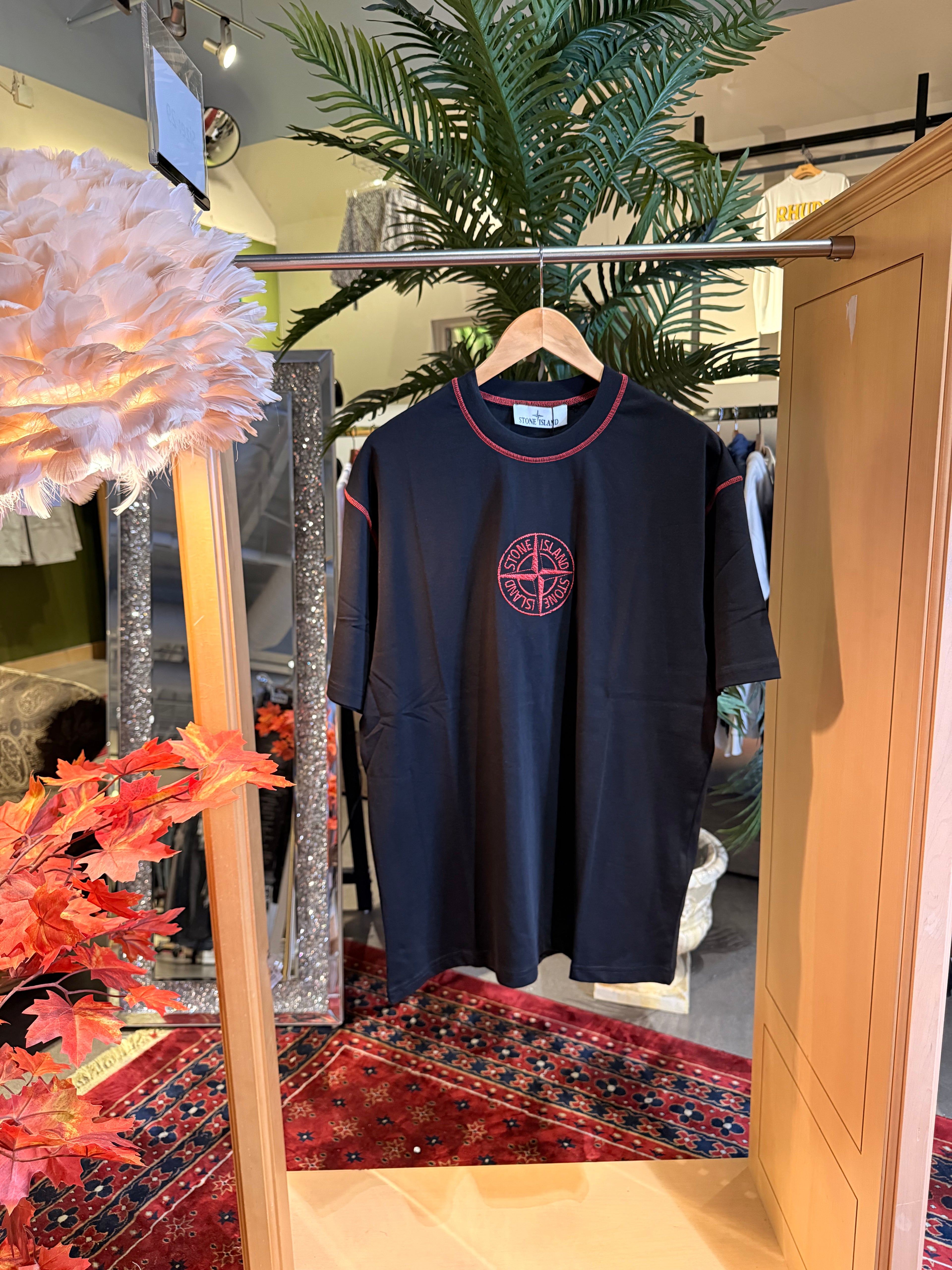 Stone Island T shirt embroidered all around t