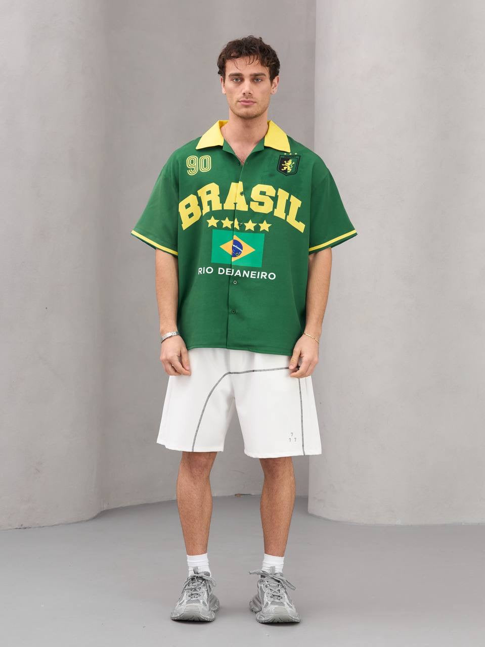 “Brazil Legacy Button-Up” streetstyle