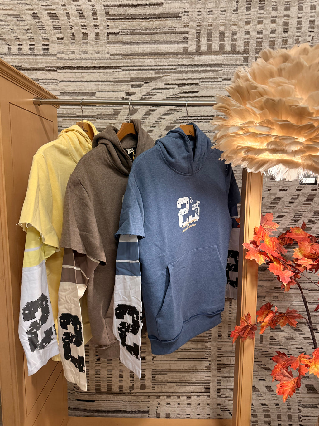 Double sleeve 23 hoodie