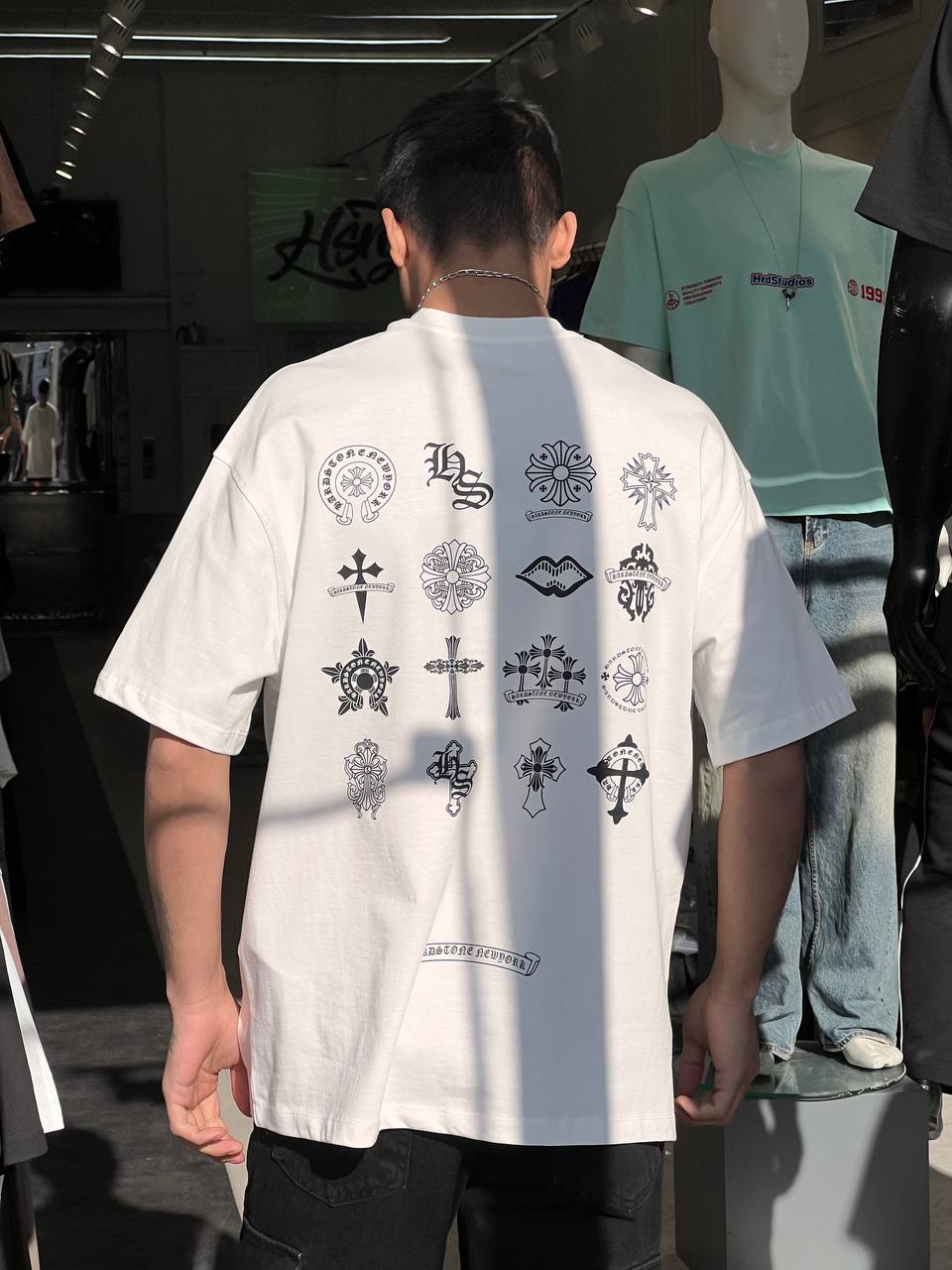 Hardstore cross T shirt