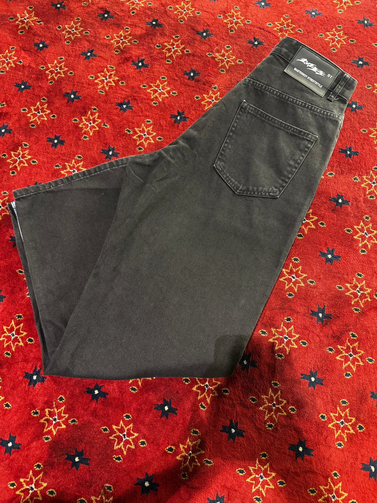 Masterboy cross Black straight Jeans