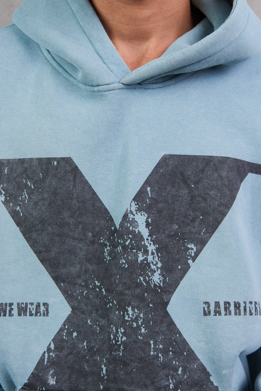 Masterboy X Barriers acids washed Hoodie