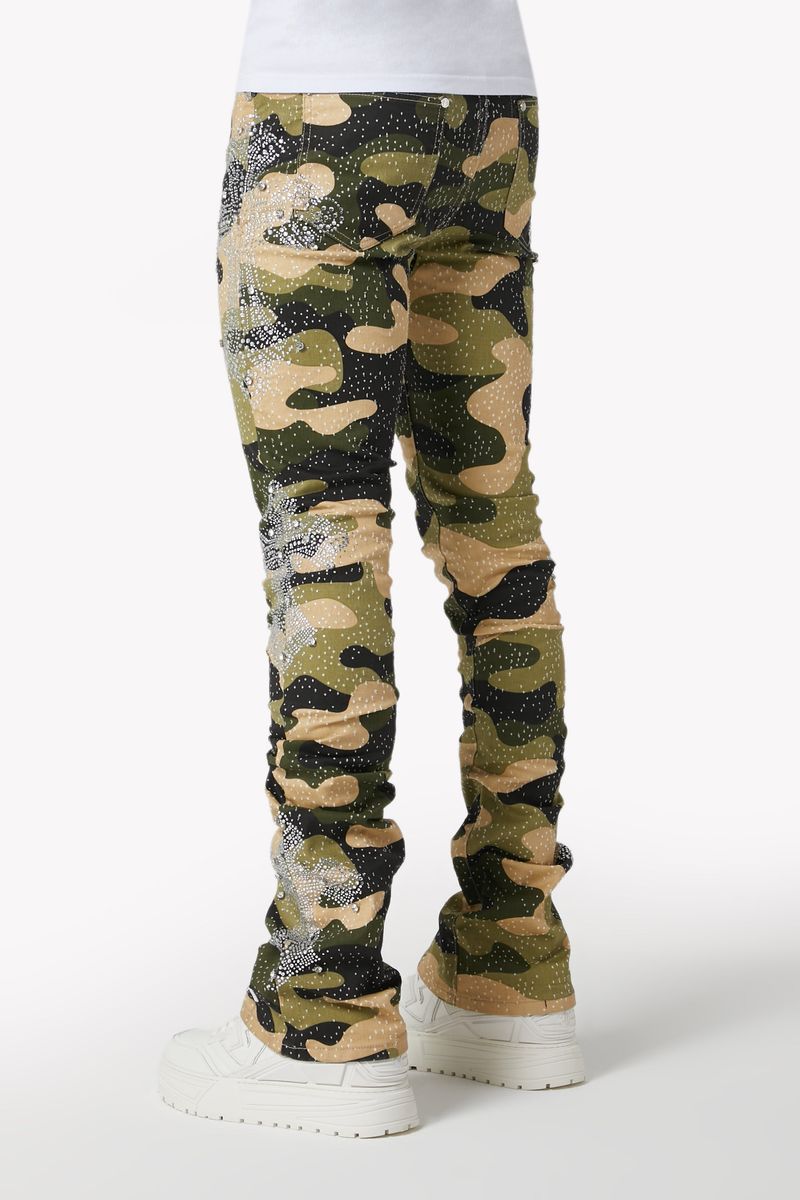 Guapi Original rhinestone flare skinny pants