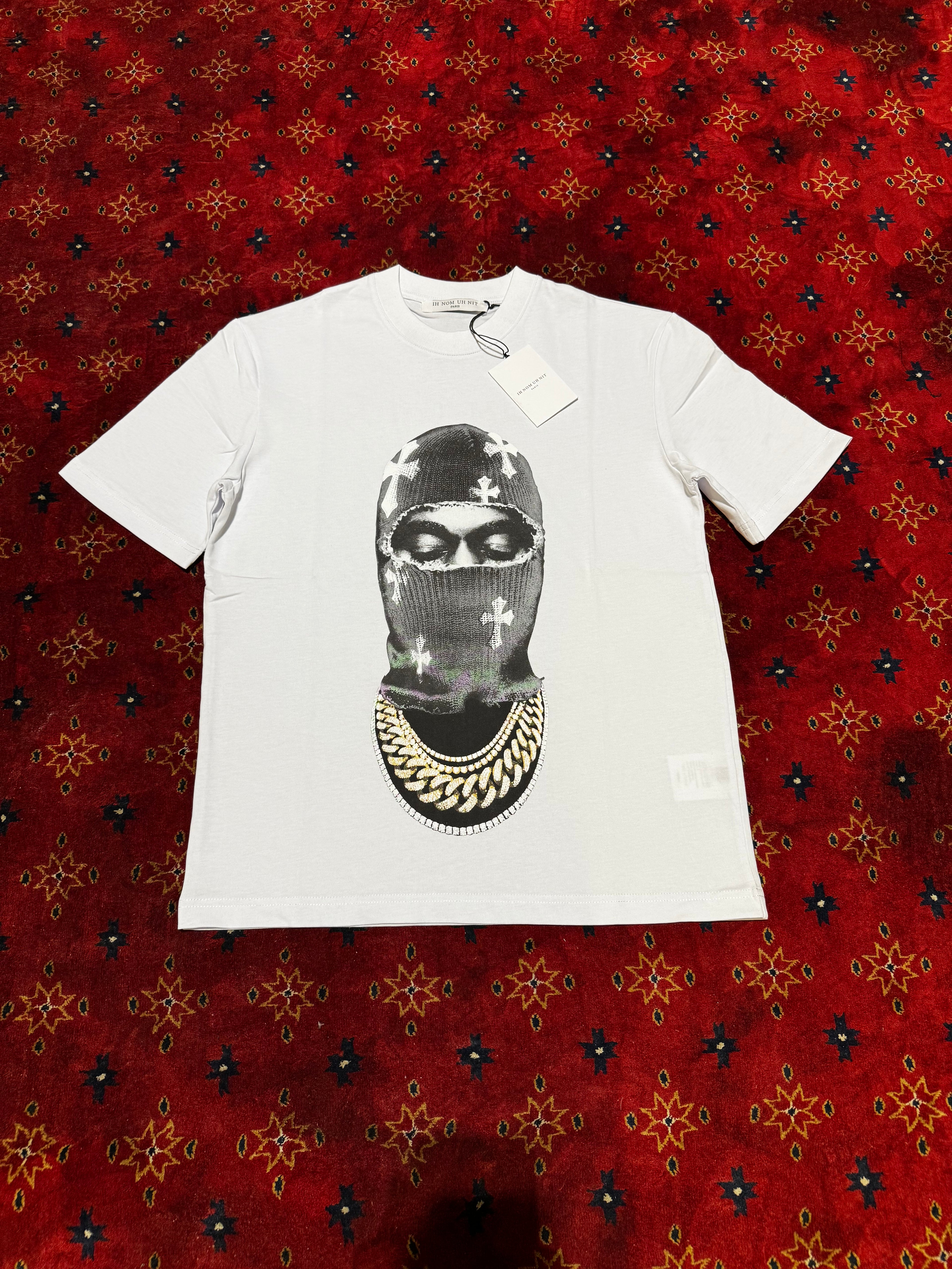 IH NOM Black Masked Cotton T shirt