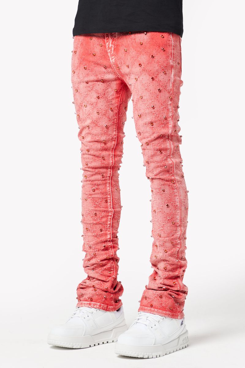 Guapi Original rhinestone flare skinny pants