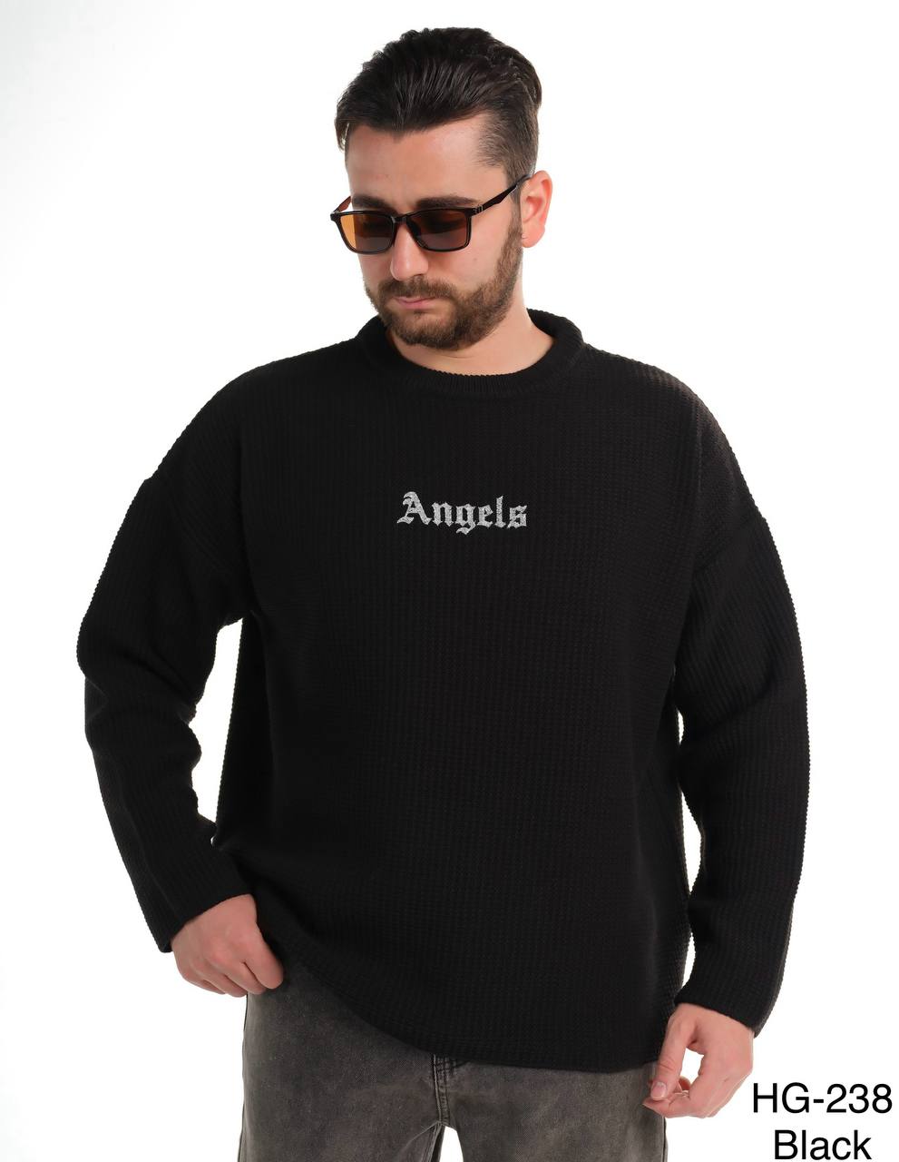 Angels oversized long sleeve sweater