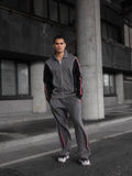 Gray city glide tracksuit