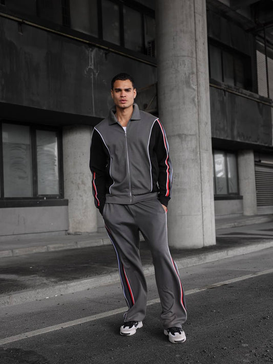 Gray city glide tracksuit