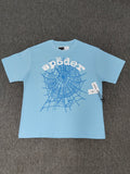 Spider light blue Tee