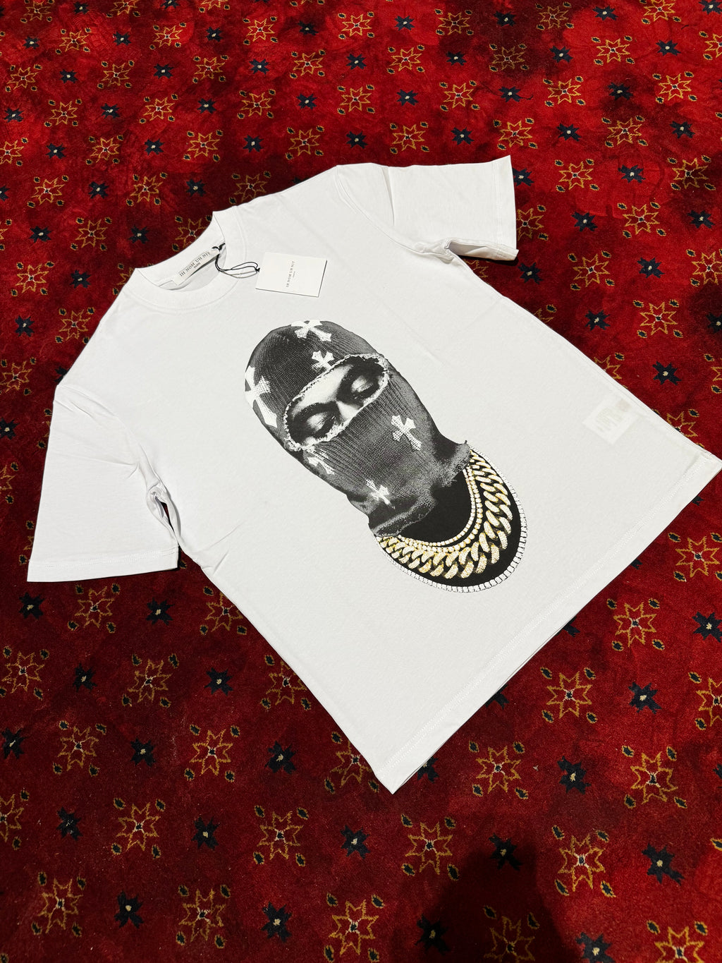 IH NOM Black Masked Cotton T shirt