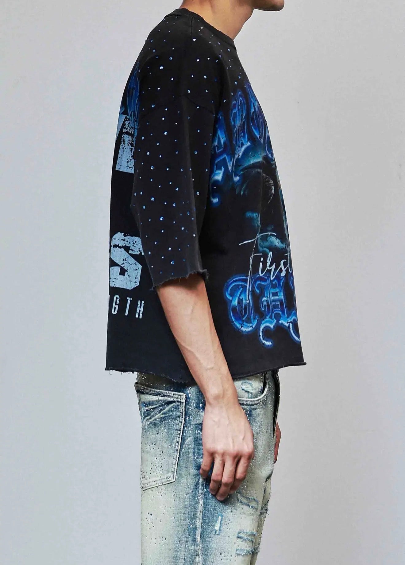 Ride the storm  cropped Tee