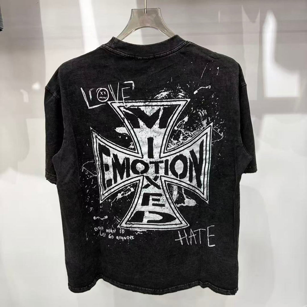 Mixed Emotions Black Tee