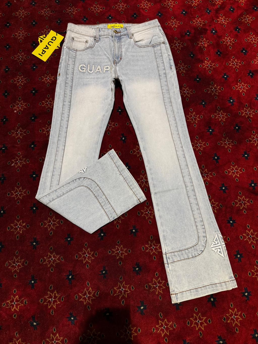 Vintage Blue Denim Guapi Pants