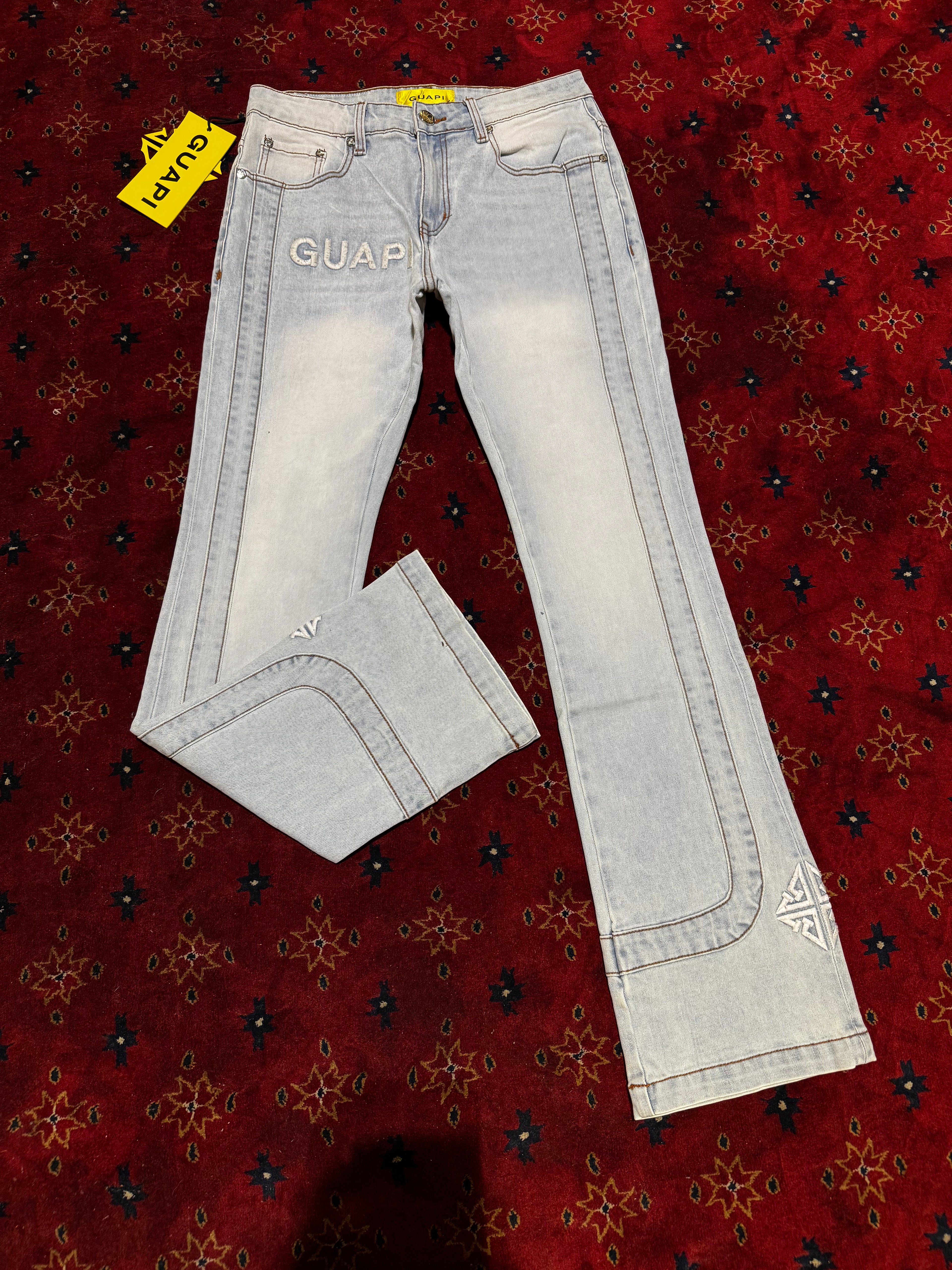 Vintage Blue Denim Guapi Pants