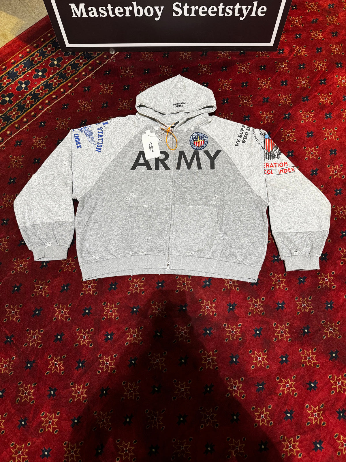 Protocol Index Zip Up Hoodie
