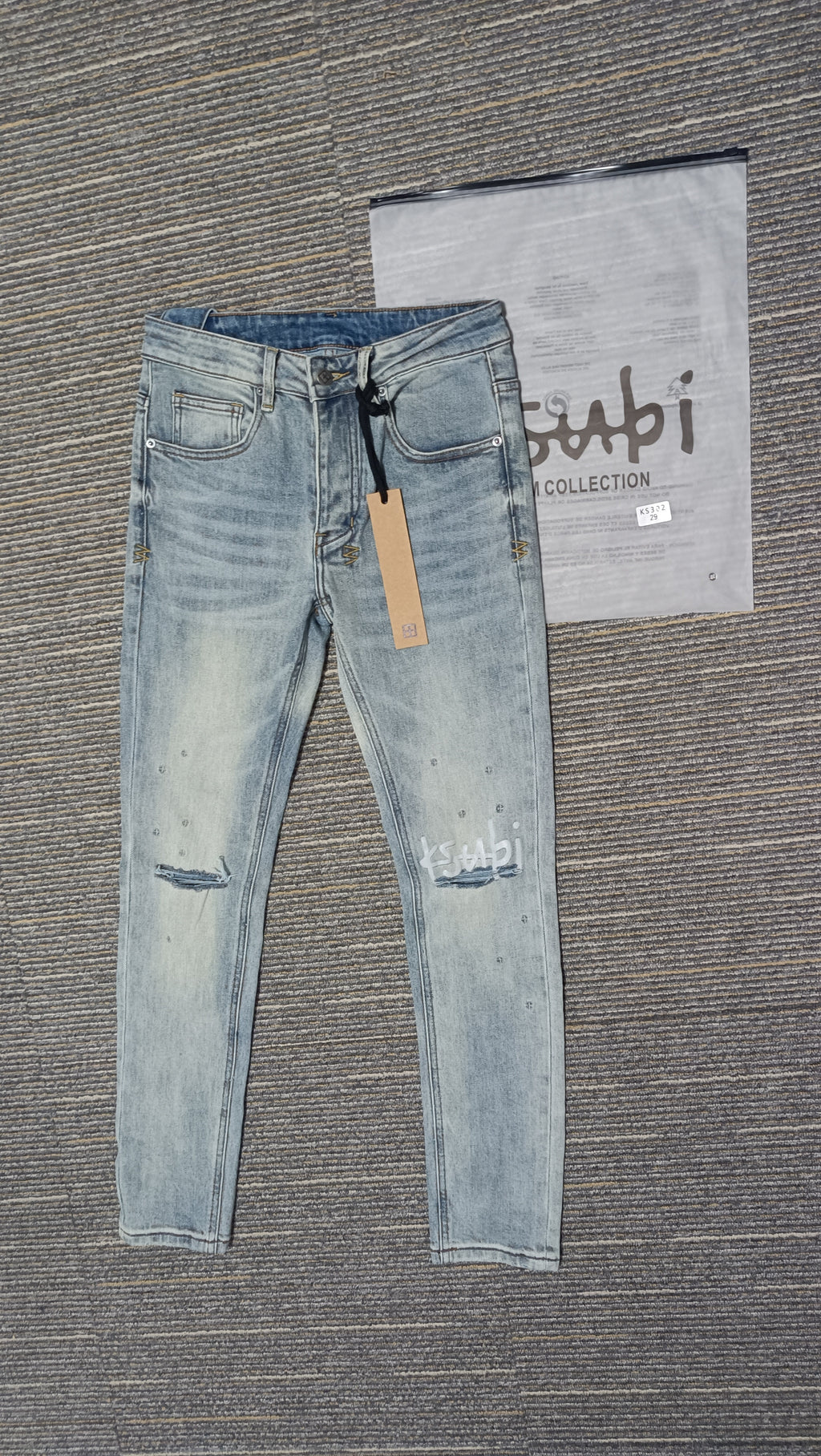Ksubi Slim fit jeans light blue
