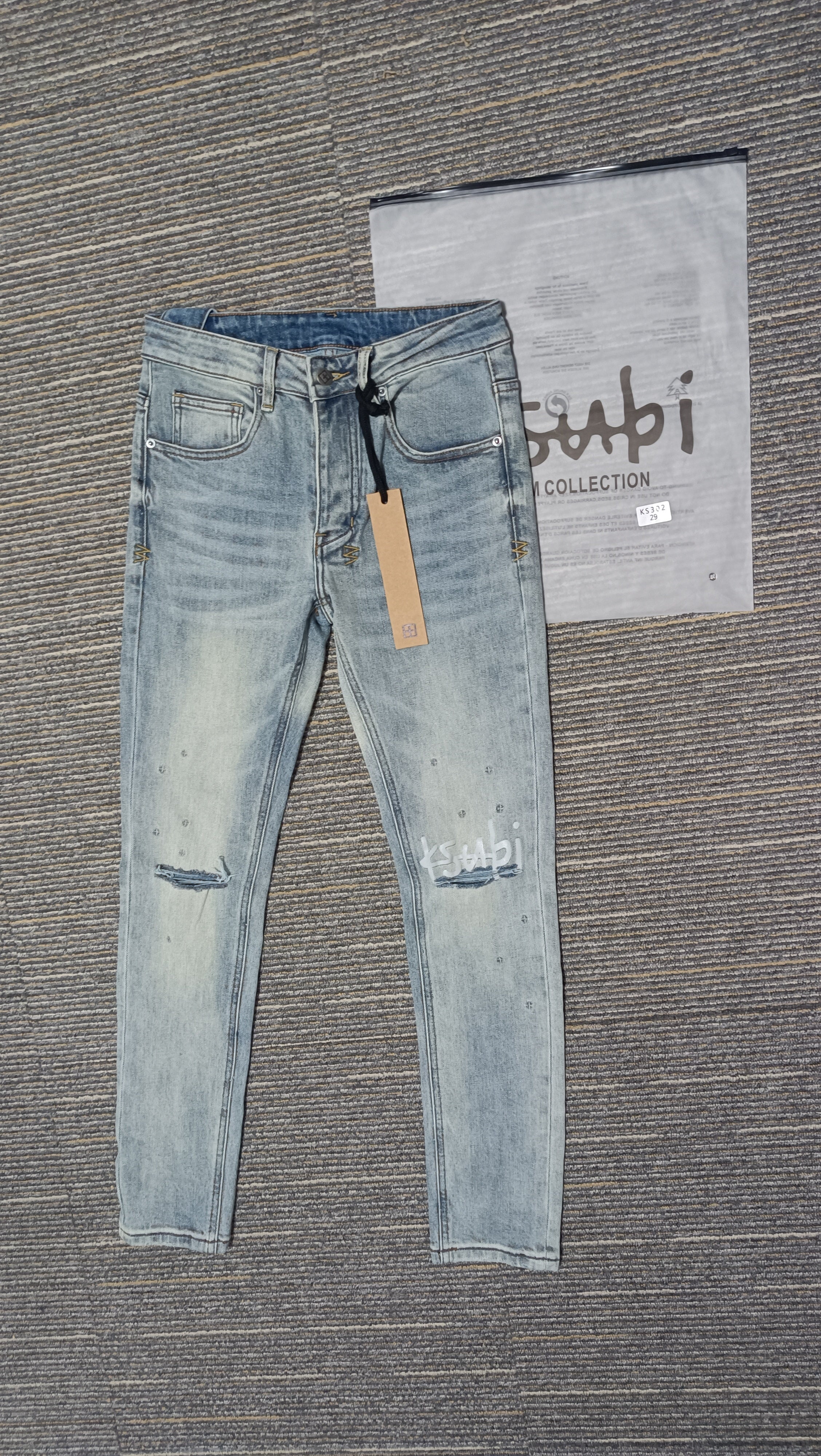 Ksubi Slim fit jeans light blue
