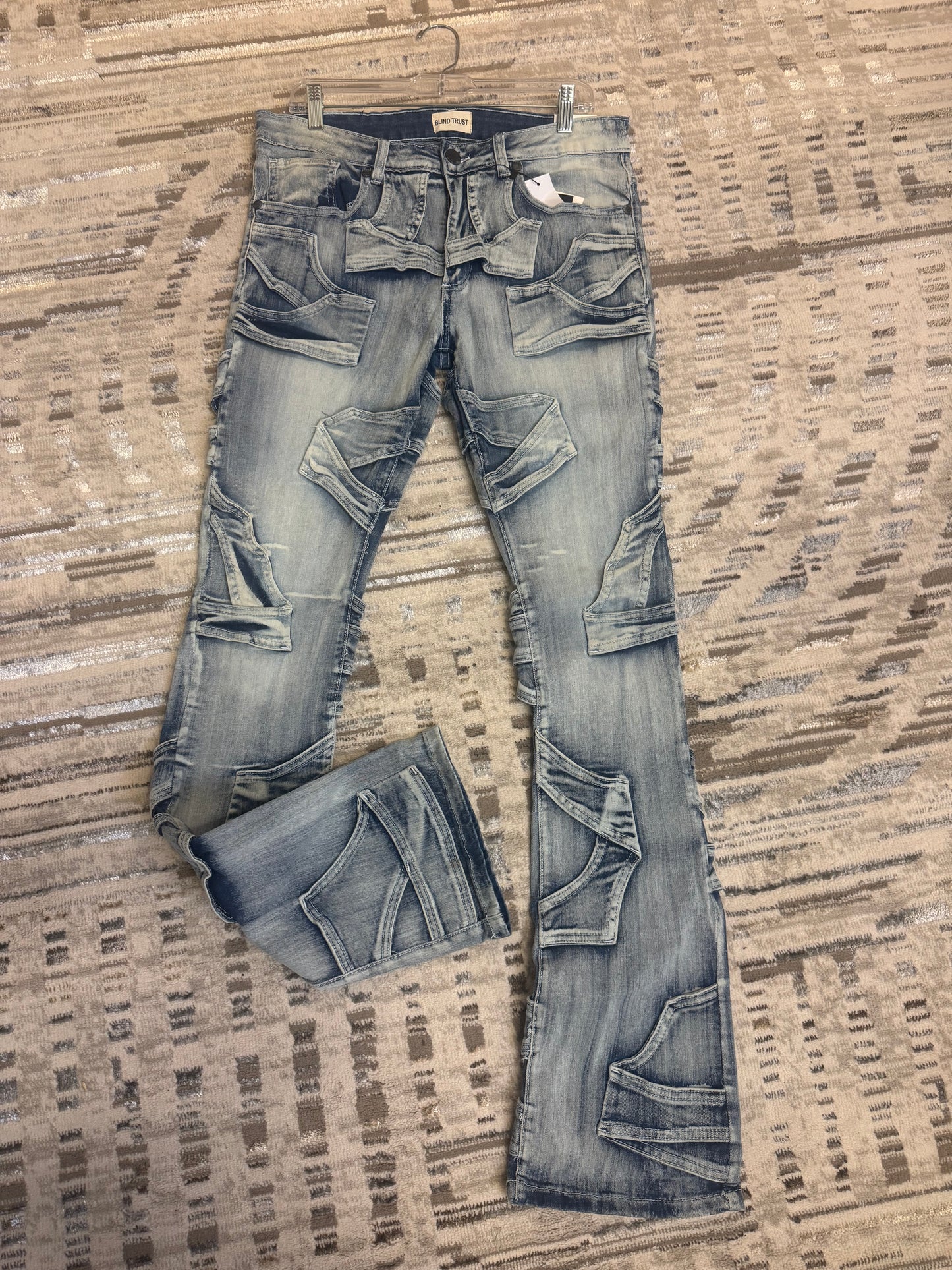 Blue Polar Patch Flares pants