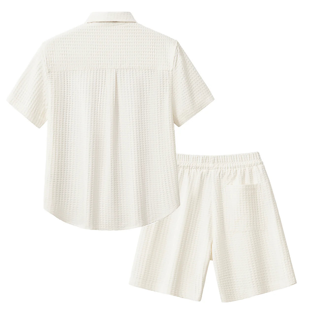 Luxury Summer sets, Waffle Textured. Drift sets shorts and shirt