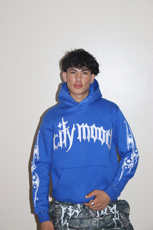 City Mood Embroidered Hoodie
