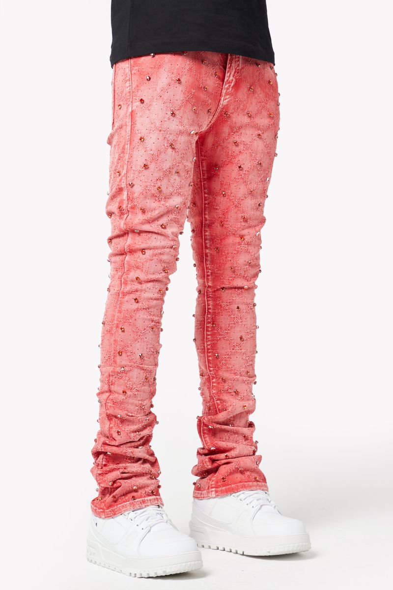 Guapi Original rhinestone flare skinny pants