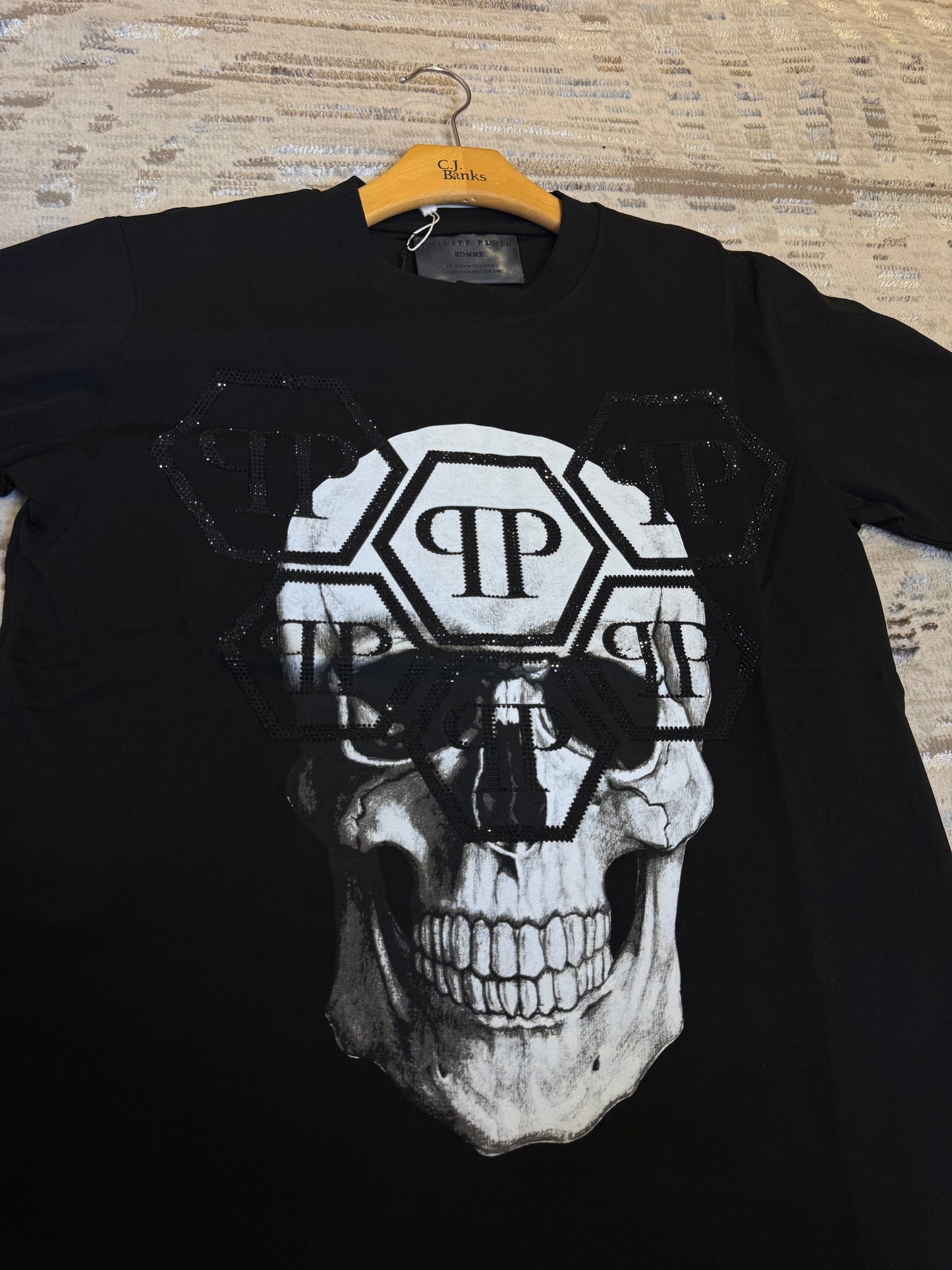 qp Pheilip plein skeleton T shirt