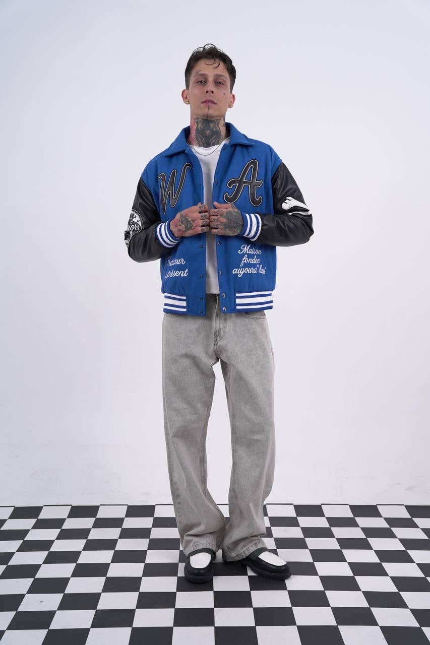 Masterboy Black angels varsity jacket