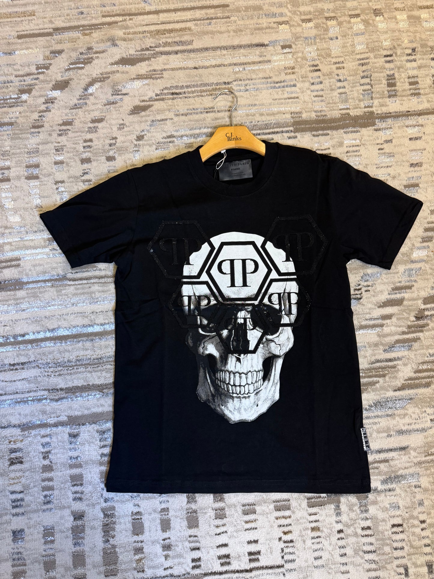 qp Pheilip plein skeleton T shirt