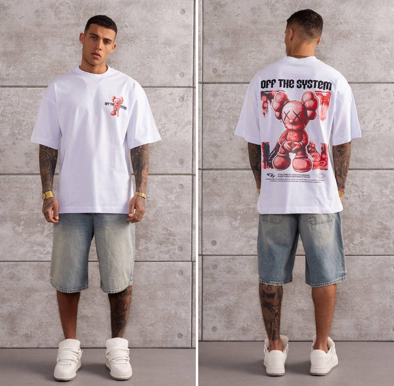 Off the system Kaws Cotton T shirt