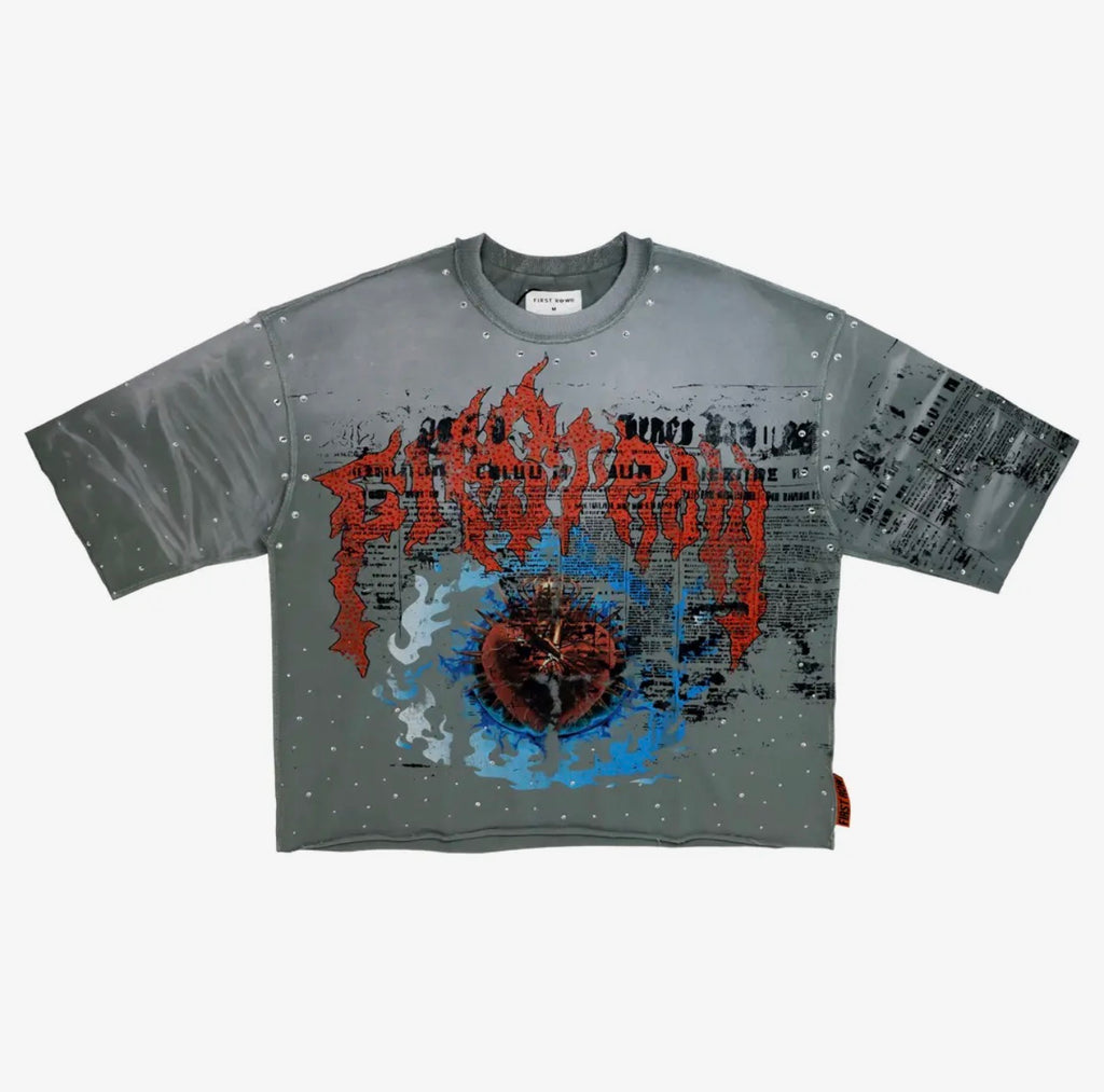 A scared Vow Burning Thurible cropped Tee